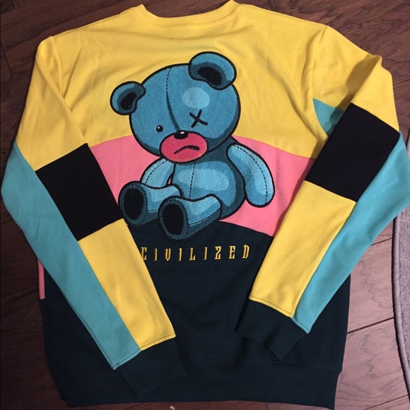 civilized teddy bear sweatsuit